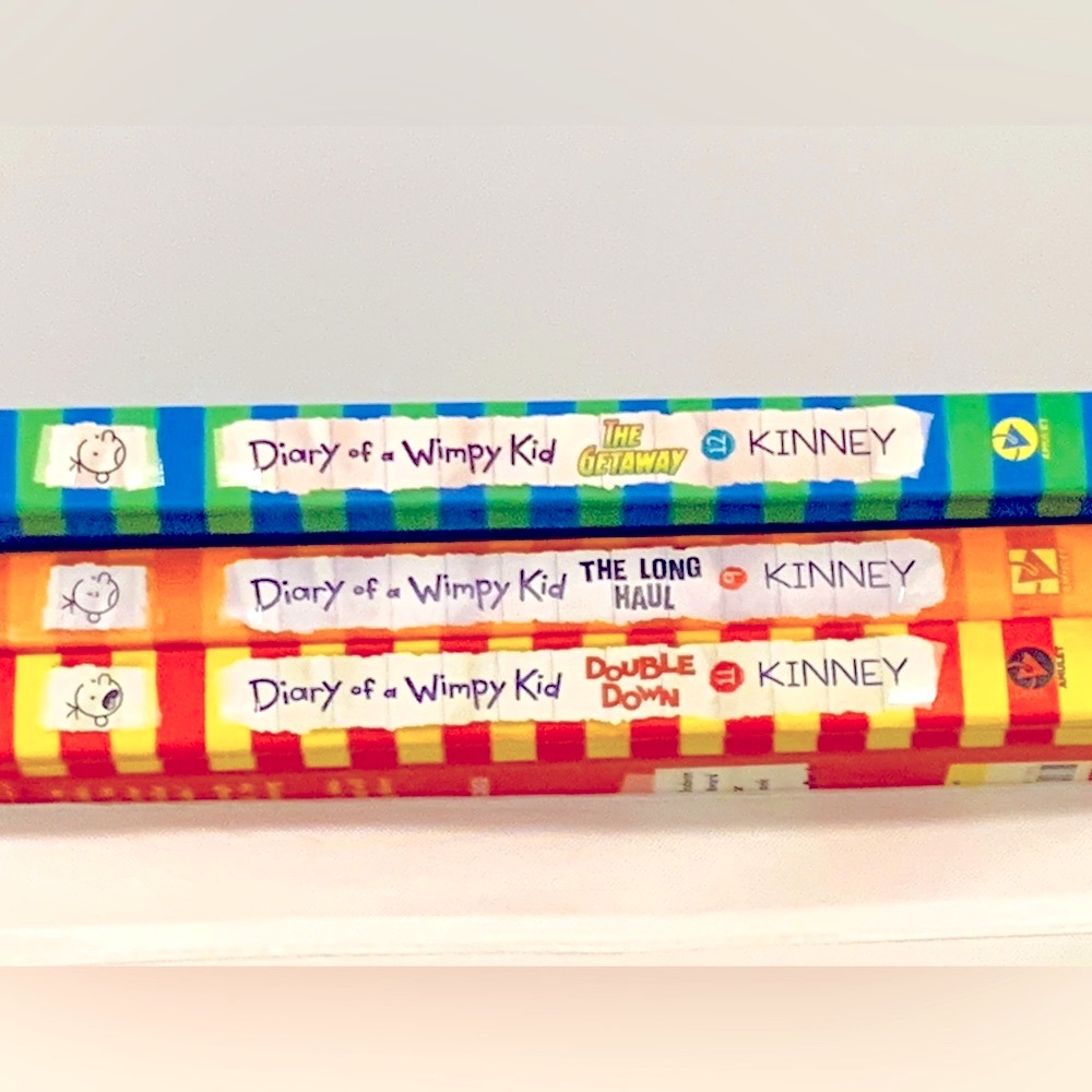Set of 3 Diary of a Wimpy Kid books